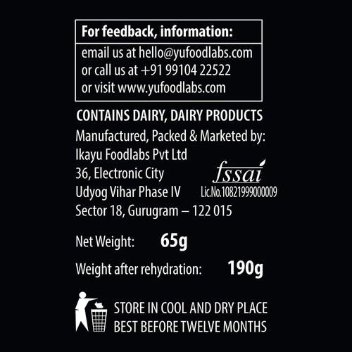 Yu Three Cheese Instant Cup Pasta - Wholesome, 65 g-5.webp